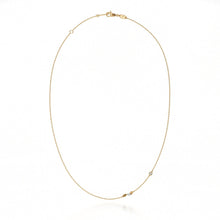 Load image into Gallery viewer, Noam Carver Rae Offset Diamond Station Necklace - Fifth Avenue Jewellers
