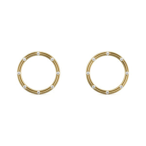Noam Carver Rae Open Circle Stud Earrings - Fifth Avenue Jewellers