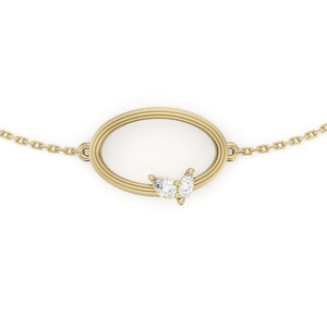 Noam Carver Rae Open Oval Bracelet - Fifth Avenue Jewellers