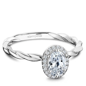Noam Carver Studio Platinum Engagement Ring S187-01WZ-FB50A - Fifth Avenue Jewellers