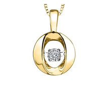 Load image into Gallery viewer, Open Circle Pulse Pendant Necklace - Fifth Avenue Jewellers
