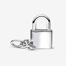 Load image into Gallery viewer, Padlock and Key Dangle Charm - Fifth Avenue Jewellers
