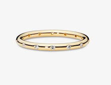 Load image into Gallery viewer, Pandora 14K Simple Sparkling Band Ring - Fifth Avenue Jewellers

