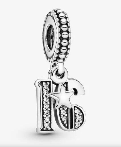 Pandora 16th Celebration Dangle Charm - Fifth Avenue Jewellers