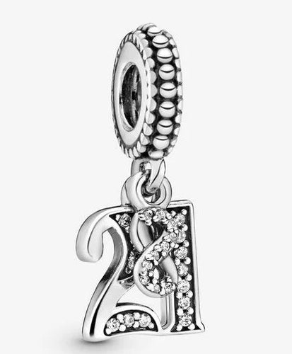 Pandora 21st Celebration Dangle Charm - Fifth Avenue Jewellers