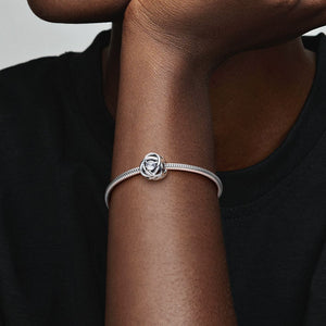 Pandora April Clear Eternity Circle Charm - Fifth Avenue Jewellers