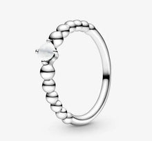 Load image into Gallery viewer, Pandora April Milky White Beaded Ring - Fifth Avenue Jewellers
