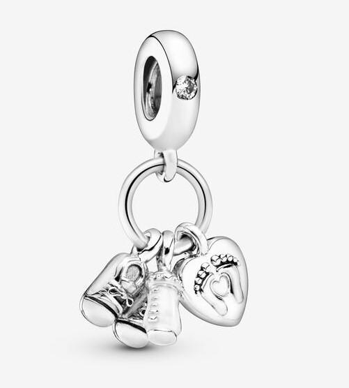 Pandora Baby Bottle & Shoes Dangle Charm - Fifth Avenue Jewellers