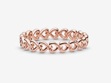Load image into Gallery viewer, Pandora Band Of Hearts Ring In Rose - Fifth Avenue Jewellers
