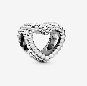 Pandora Beaded Open Heart Charm - Fifth Avenue Jewellers