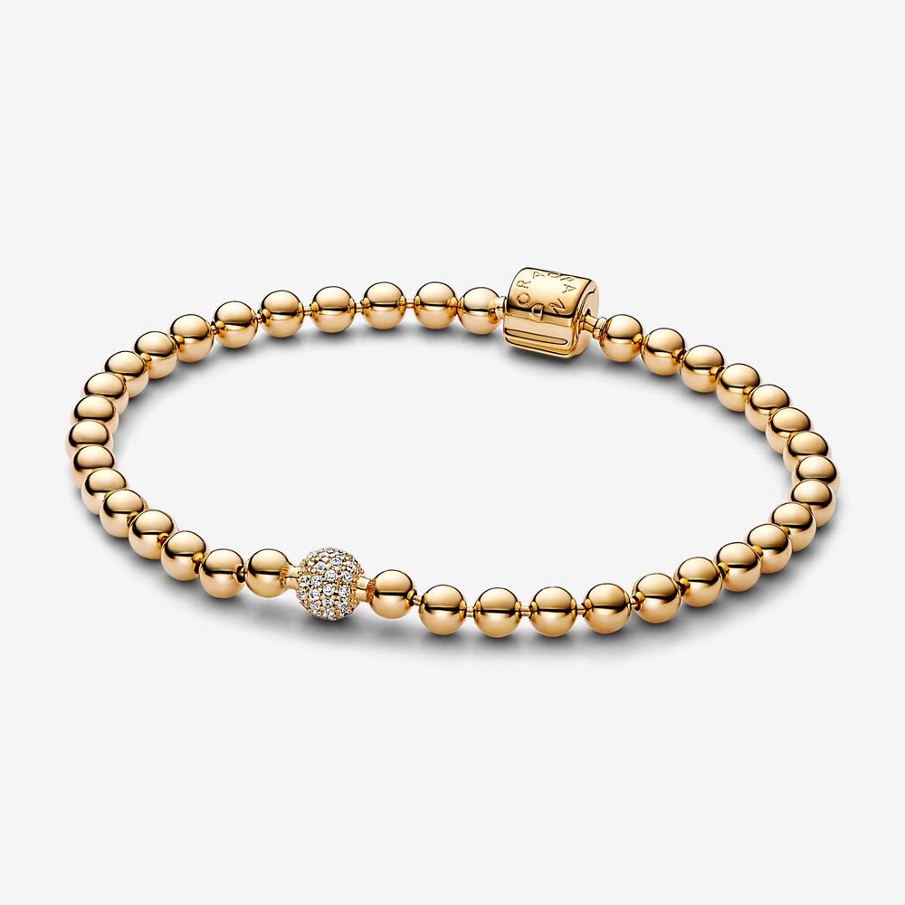 Pandora Beads & Pavé Bracelet - Fifth Avenue Jewellers