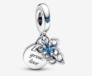 Pandora Blooming Flower Double Dangle Charm - Fifth Avenue Jewellers