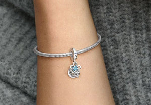 Pandora Blooming Flower Double Dangle Charm - Fifth Avenue Jewellers