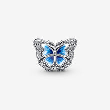 Load image into Gallery viewer, Pandora Blue Butterfly Sparkling Charm - Fifth Avenue Jewellers

