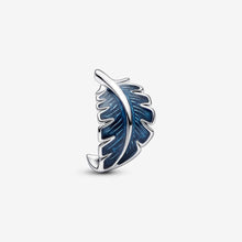 Load image into Gallery viewer, Pandora Blue Curved Feather Charm - Fifth Avenue Jewellers
