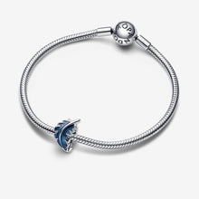 Load image into Gallery viewer, Pandora Blue Curved Feather Charm - Fifth Avenue Jewellers
