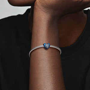 Pandora Blue Spinnable Heart Charm - Fifth Avenue Jewellers