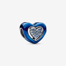 Load image into Gallery viewer, Pandora Blue Spinnable Heart Charm - Fifth Avenue Jewellers
