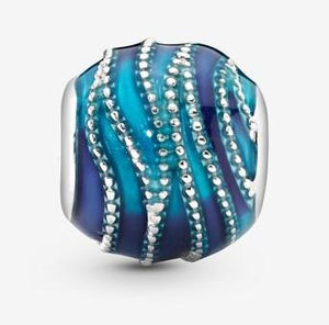 Pandora Blue Wave Charm - Fifth Avenue Jewellers