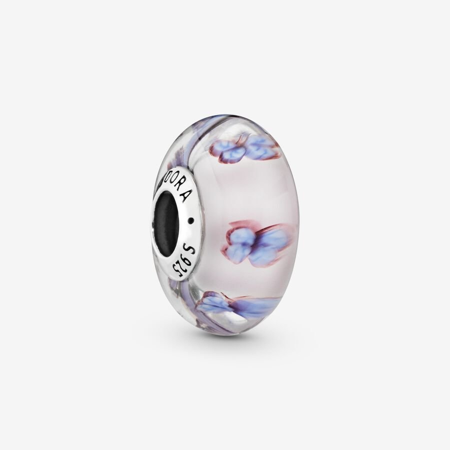 Pandora Butterfly Pink Murano Glass Charm - Fifth Avenue Jewellers