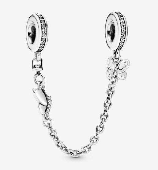 Pandora Butterfly Safety Chain Charm - Fifth Avenue Jewellers