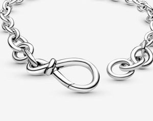 Pandora Chunky Infinity Knot Chain Bracelet - Fifth Avenue Jewellers