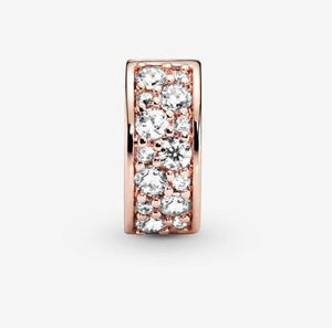 Pandora Clear Pavé Clip Charm - Fifth Avenue Jewellers