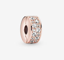 Load image into Gallery viewer, Pandora Clear Pavé Clip Charm - Fifth Avenue Jewellers
