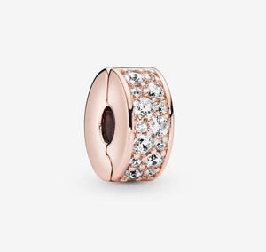 Pandora Clear Pavé Clip Charm - Fifth Avenue Jewellers