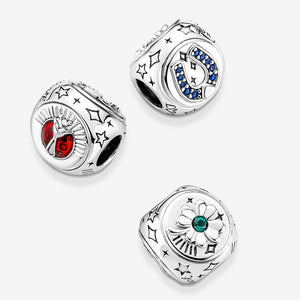Pandora Clover, Horseshoe & Ladybird Three-sided Charm - Fifth Avenue Jewellers