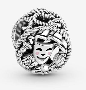 Pandora Comedy & Tragedy Drama Masks Charm - Fifth Avenue Jewellers