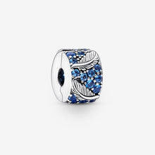 Load image into Gallery viewer, Pandora Curved Feather &amp; Pavé Clip Charm - Fifth Avenue Jewellers
