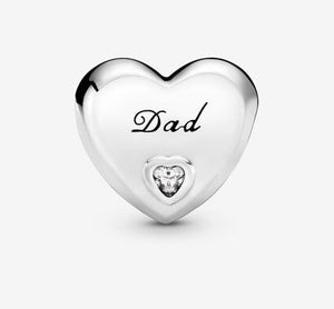 Pandora Dad Heart Charm - Fifth Avenue Jewellers