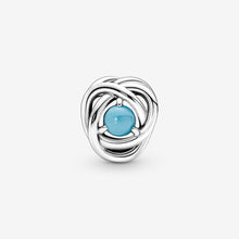 Load image into Gallery viewer, Pandora December Turquoise Blue Eternity Circle Charm - Fifth Avenue Jewellers

