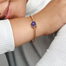 Load image into Gallery viewer, Pandora Deep Purple Pansy Flower Charm - Fifth Avenue Jewellers
