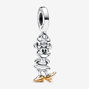Pandora Disney 100th Anniversary Minnie Mouse Lab-created Diamond Dangle Charm - Fifth Avenue Jewellers