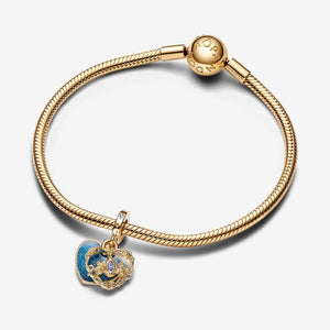 Pandora Disney Cinderella's Carriage & Heart Double Dangle Charm - Fifth Avenue Jewellers