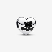 Load image into Gallery viewer, Pandora Disney Mickey Mouse &amp; Minnie Mouse Heart Charm - Fifth Avenue Jewellers
