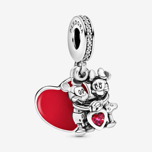 Pandora Disney Mickey Mouse & Minnie Mouse Love Dangle Charm - Fifth Avenue Jewellers