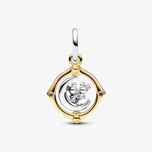Pandora Disney Mickey Mouse & Minnie Mouse Two-tone Spinning Moon Dangle Charm - Fifth Avenue Jewellers