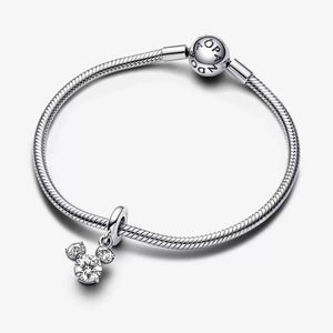 Pandora Disney Mickey Mouse Sparkling Head Silhouette Dangle Charm - Fifth Avenue Jewellers