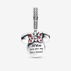 Pandora Disney Minnie Mouse Silhouette Double Dangle Charm - Fifth Avenue Jewellers