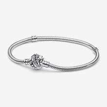 Load image into Gallery viewer, Pandora Disney Tinker Bell Clasp Moments Snake Chain Bracelet - Fifth Avenue Jewellers
