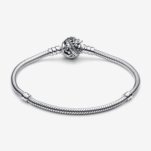 Pandora Disney Tinker Bell Clasp Moments Snake Chain Bracelet - Fifth Avenue Jewellers