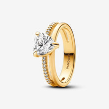 Load image into Gallery viewer, Pandora Double Band Heart Ring - Fifth Avenue Jewellers

