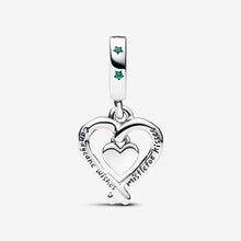 Load image into Gallery viewer, Pandora Double Candy Cane Heart Christmas Dangle Charm - Fifth Avenue Jewellers

