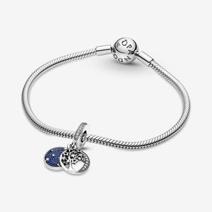 Pandora Double Dangle Tree & Galaxy Moon Charm - Fifth Avenue Jewellers