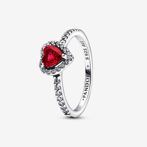 Pandora Elevated Red Heart Ring - Fifth Avenue Jewellers