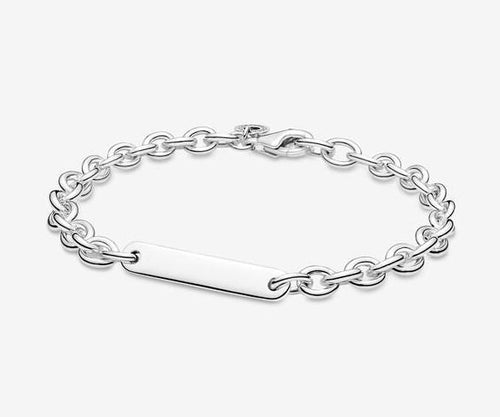 Pandora Engravable Bar Link Bracelet - Fifth Avenue Jewellers