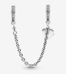 Pandora Family Heart Safety Chain - Fifth Avenue Jewellers